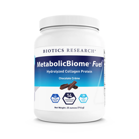 MetabolicBiome Fuel Hydrolyzed Collagen Protein Chocolate